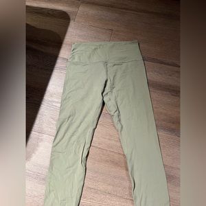 Green Lululemon Align Leggings Size 10